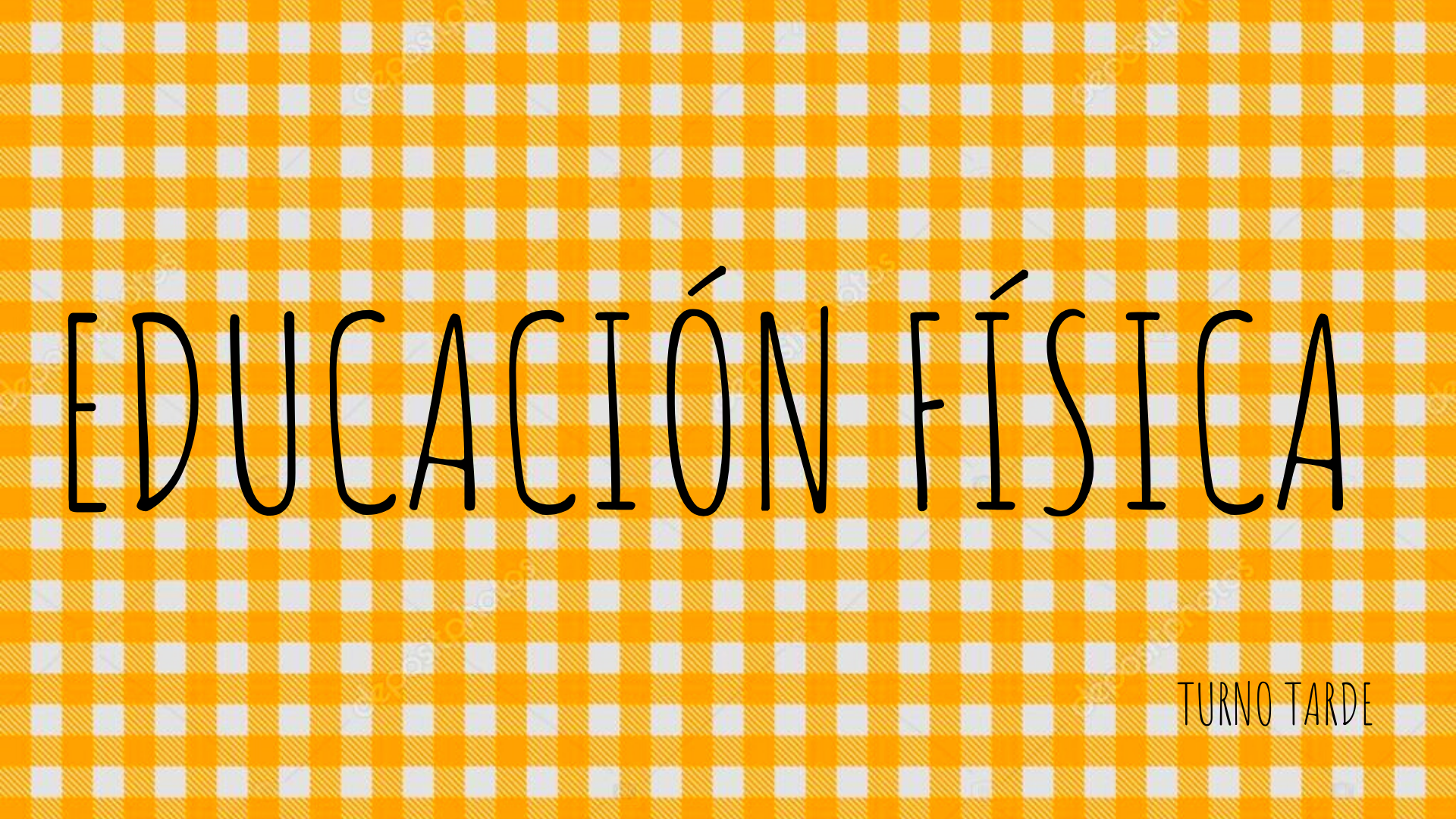 Educación Física Sala Naranja Turno Tarde - 2da sección B - Sala 4 Años