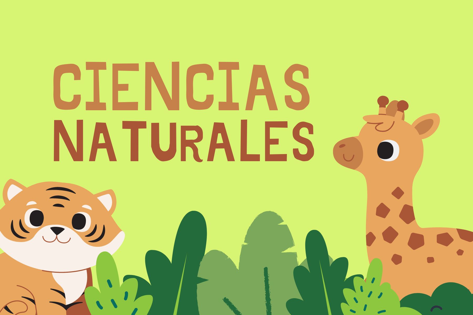 CIENCIAS NATURALES - 1er Grado B